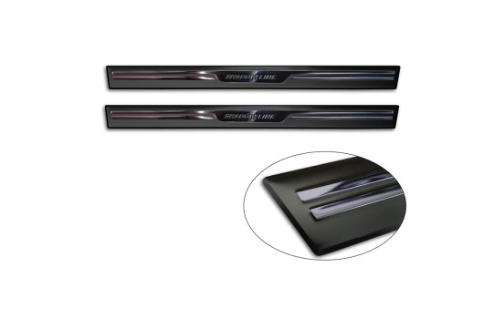 Molduras de umbral de puerta universales Avisa 'Shadow Premium' aluminio/negro - 2 piezas -, Imagen 6