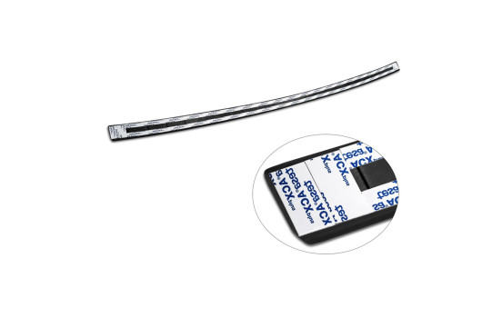 Protector de parachoques trasero de acero inoxidable negro apto para Suzuki S-Cross II 2022 - 'Ribs', Imagen 7