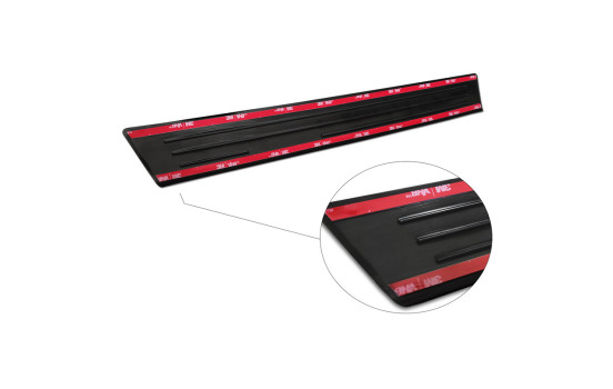 Umbrales de puerta de acero inoxidable negros compatibles con Renault Arkana 2020- - 'Edición especial' - 4 pie, Imagen 6