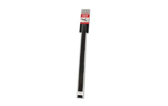 Molduras universales para umbrales de puerta - Película de carbono negra - 2 piezas - 50 x 3 cm, Imagen 3