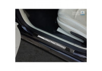 Umbrales de puerta universales 'Edición Especial' Negro 3D Carbono / Aluminio (2 piezas)