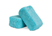 Aplicadores de microfibra de primera calidad Chemical Guys - Azul 5x3x2.25'' (paquete de 2)