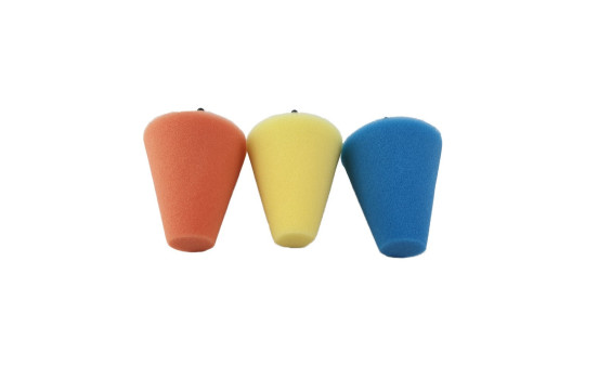 Juego de conos de pulido de 3 piezas