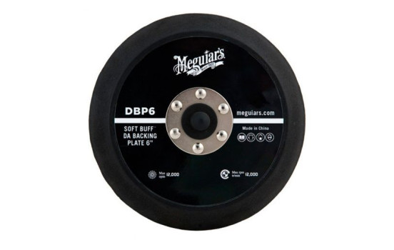 Placa de soporte Meguiars Soft Buff de 6'' para pulidora de doble acción