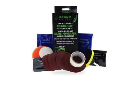 Kit de restauración de faros Gecko