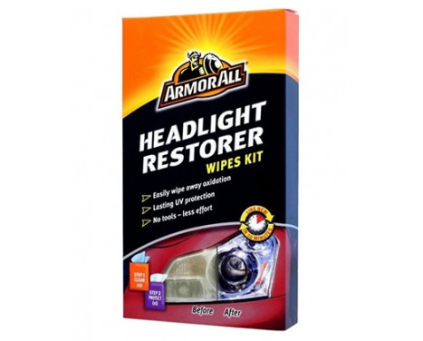 Kit de toallitas restauradoras para faros delanteros Armor All