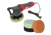 Pulidora excéntrica de doble acción que incluye 4 almohadillas de pulido