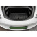 Moldura de acero para el maletero delantero (Frunk) compatible con Tesla Model 3 2019-2023 - Color negro