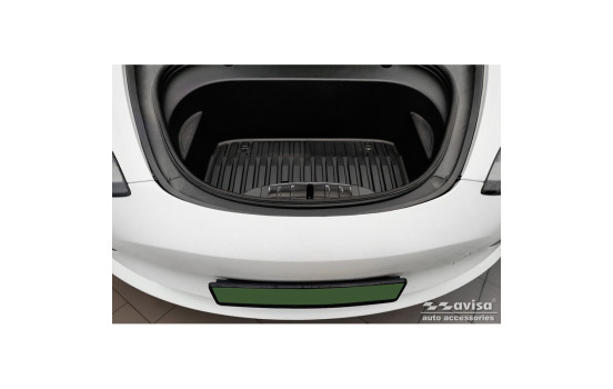 Moldura de acero para el maletero delantero (Frunk) compatible con Tesla Model 3 2019-2023 - Color negro