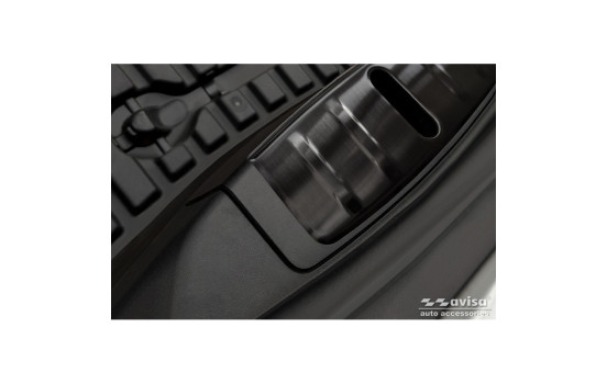 Moldura de acero para el maletero delantero (Frunk) compatible con Tesla Model 3 2019-2023 - Color negro, Imagen 4