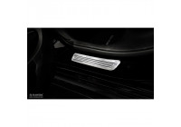 Molduras de umbral de puerta de acero inoxidable aptas para Mercedes Clase C W205 2014-2019 y FL 2019 - 2 piezas