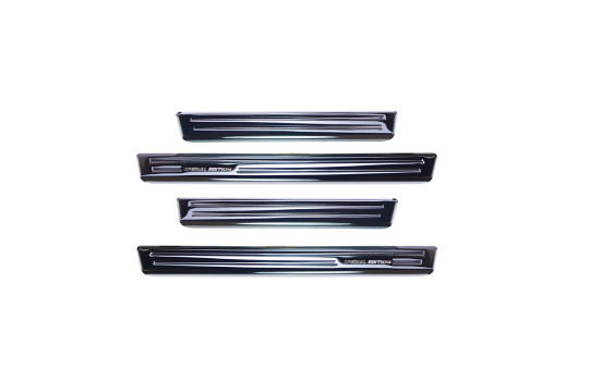 Molduras de umbral de puerta de acero inoxidable negro Peugeot 508 II Sedán/SW 2019- 'Edición Especial' - 4 pi, Imagen 3