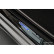 Molduras de umbral de puerta de acero inoxidable negro brillante aptas para Volkswagen Multivan T7 2021- 'Híbrido&#