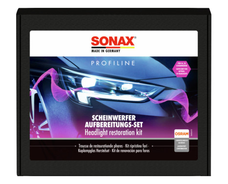 Kit de reparación de cristales de faros SONAX PROFILINE