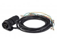 Cable set with 7/13 pin plug