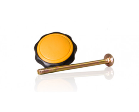 Spinder 10623 knob black / yellow with bolt (2x), Image 2