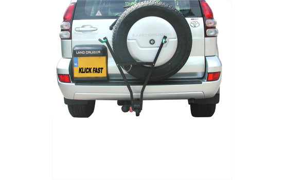 Klick Fast II bicycle carrier with license plate holder, Image 2