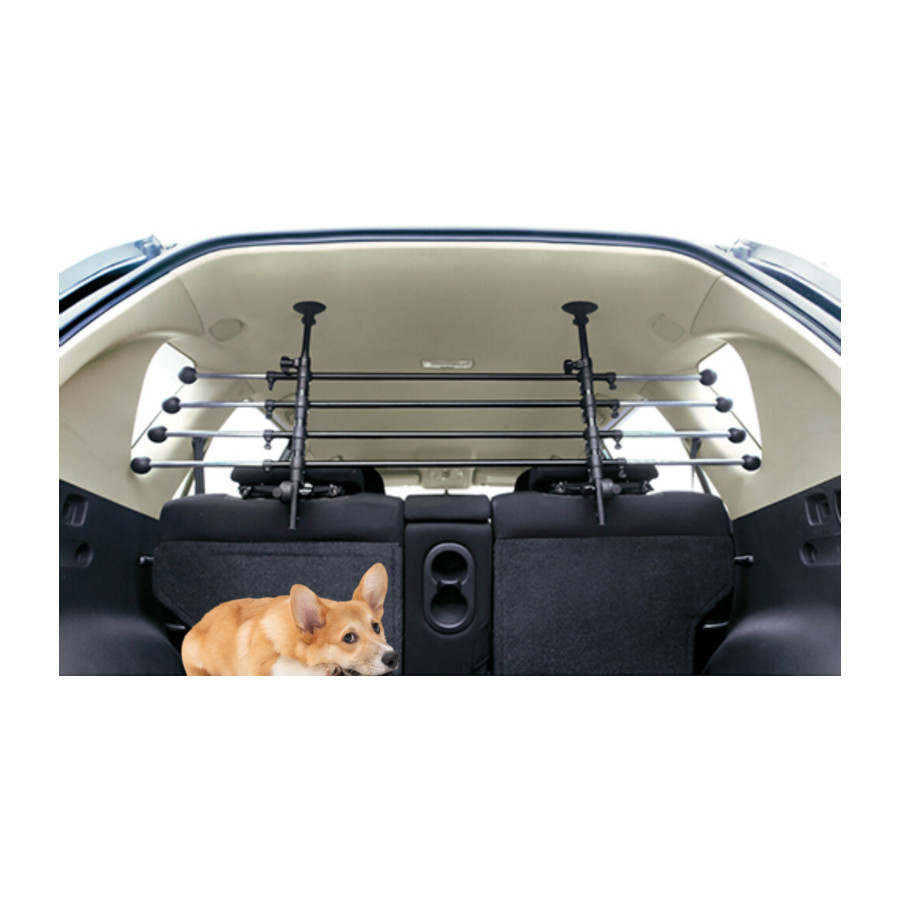 Headrest mounted dog outlet guard