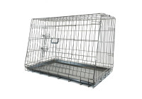 Foldable Angled Dog Crate - Medium - 76x56x54cm