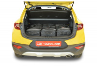 Travel bag set Kia Stonic (YB) (adjustable boot floor in highest position) 2017- suv