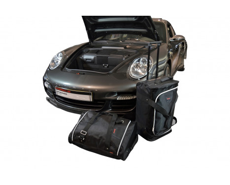 Travel bag set Porsche 911 (997) 2WD + 4WD with CD-changer in luggage space 2004-2012 coupé / cabrio