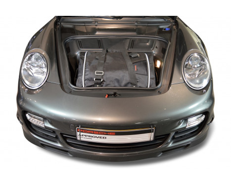Travel bag set Porsche 911 (997) 2WD + 4WD with CD-changer in luggage space 2004-2012 coupé / cabrio, Image 4