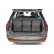 Travel bag set Volkswagen Tiguan II high boot floor 2015- suv, Thumbnail 3
