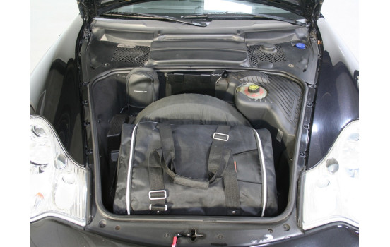 Travel bag set Porsche 911 (996) 2WD + 4WD with CD-changer in luggage space 1997-2006 coupé / cabrio, Image 4
