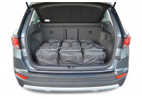 Travel bag set Seat Ateca low boot floor 2016- suv