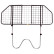 Saunders Universal Dog Rack W-Wire 41cm->