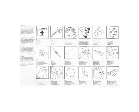 Carpoint Emergency Response First Aid Kit 126 Pieces, Image 10