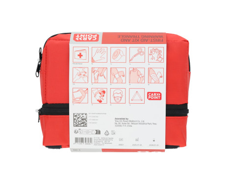 Carpoint First Aid Kit DIN13164:2022 + Warning Triangle