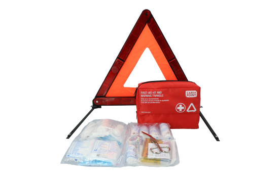 Carpoint First Aid Kit DIN13164:2022 + Warning Triangle, Image 2