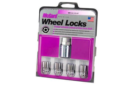 McGard Locknut Set M12x1.25 - Conical - Length 32.5mm (21mm head), Image 3
