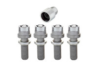 McGard Carriage Bolt Set M14x1.50 - Convex R14 - Length 28.3mm (19mm head)