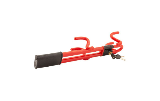 Universal Anti-theft Steering Wheel Lock 'Heavy Duty' - Red