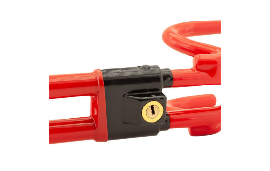 Universal Anti-theft Steering Wheel Lock 'Heavy Duty' - Red, Image 4