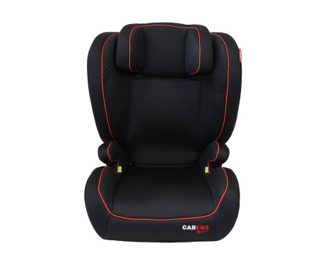 Carkids I-Size Child Seat Frankie 100-150cm Black/Red, Image 3