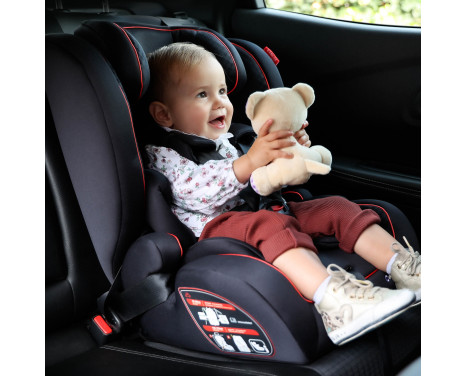 Carkids I-Size Child Seat Luca 76-150cm Black/Red, Image 6