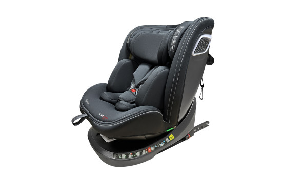 Carkids I-Size Car Seat Noa 360° Rotatable 40-150cm Isofix + SPS Black