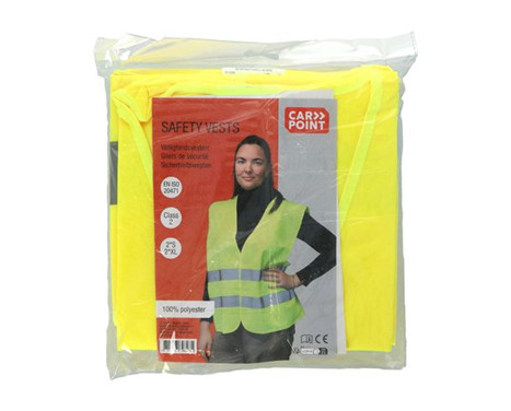 Carpoint Safety Vest Combi Set 2xSmall + 2xExtra Large, Image 4