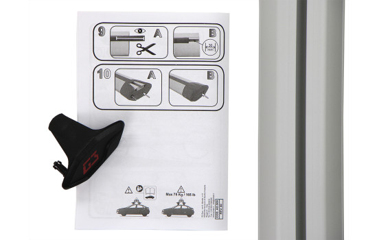 G3 CLOP Airflow roof bars aluminum, Image 10