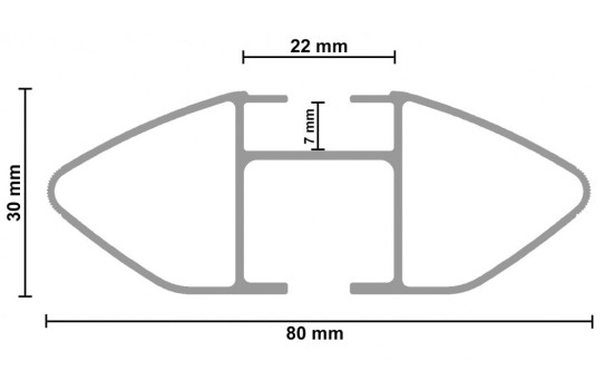 G3 CLOP Airflow roof bars aluminum, Image 5