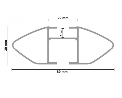 G3 Low-Noise Wingbar roof racks 3 doors, Image 4