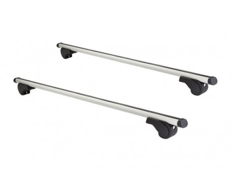 Roof rack set Twinny Load Aluminum A01 - With open roof rails