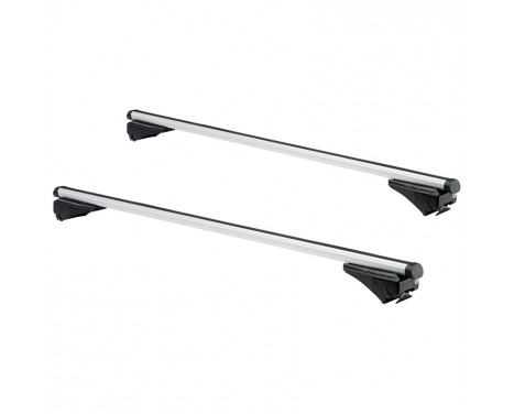 Roof rack set Twinny Load Aluminum A99 - With closed roof rails