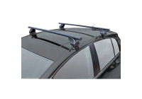 Roof rack set Twinny Load Steel S59 - With open roof rails
