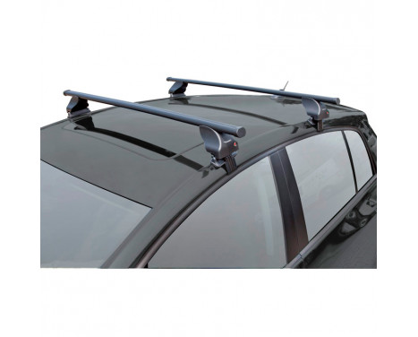 Roof rack set Twinny Load Steel S59 - With open roof rails