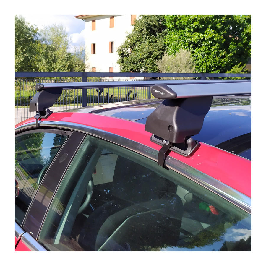 Roof rack set Twinny Load Aluminum suitable for Tesla Model 3