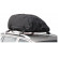 Foldable roof bag 320L Black 105x80x45cm